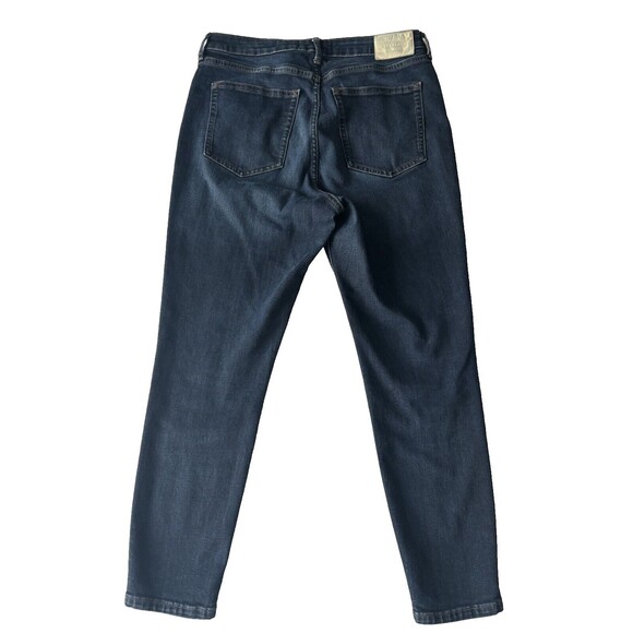 Everlane Jeans Womens 31 The Curvy High‎ Rise Skinny Blue Crop Denim Classic - Picture 3 of 11